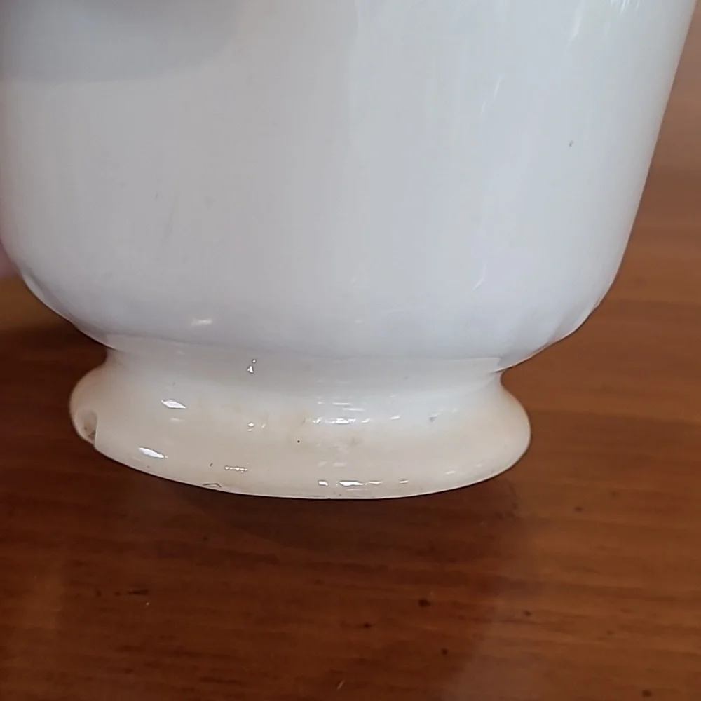 Vintage 1951 Homer Laughlin WVA Green Ivy Garland Footed Creamer Cup HLC39 RARE